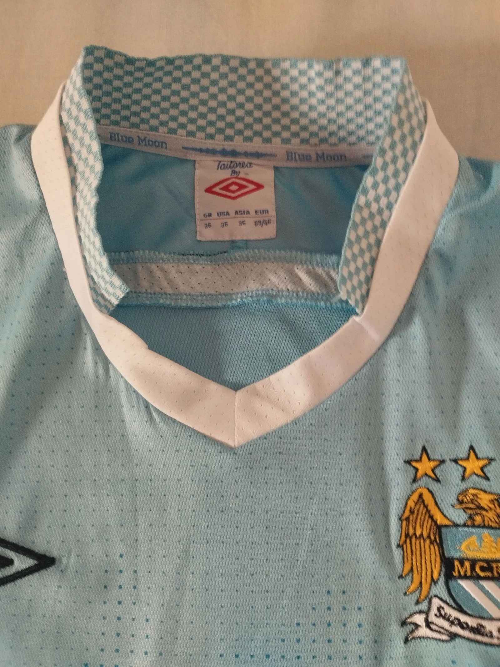 Retro Manchester City Umbro T-shirt – photo 6